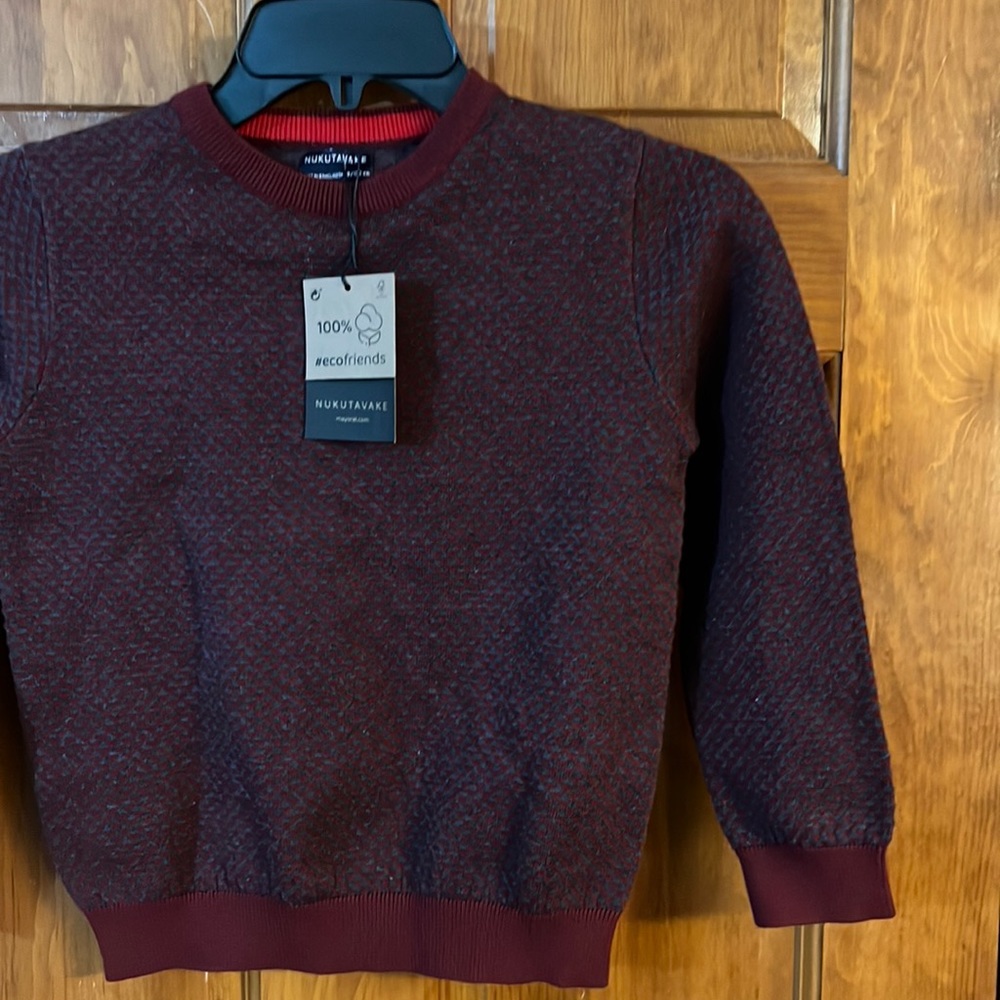 COPY - New Nukutavake Boys Sweater 8/128cm 100% Cotton NWT